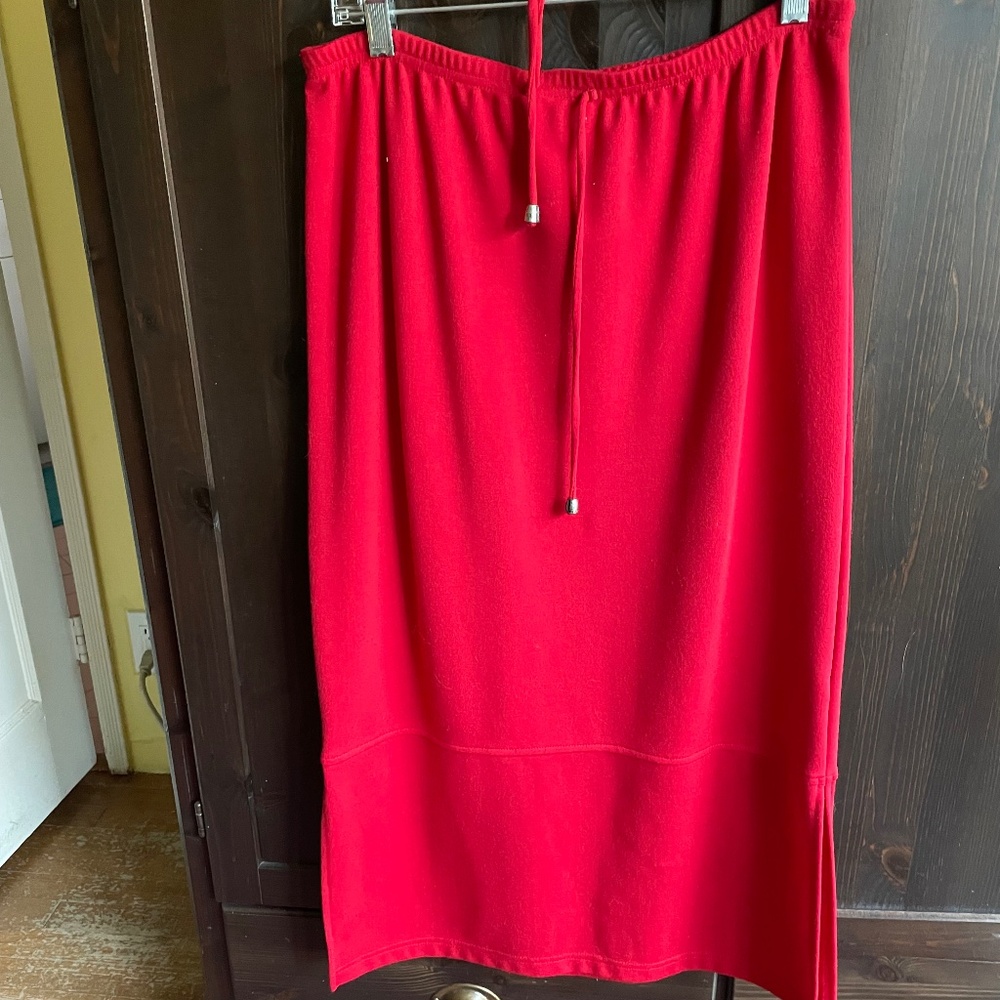 PRICE DROP!! Vintage Katherine Stone Stretch Knit Midi Skirt - Women's Medium